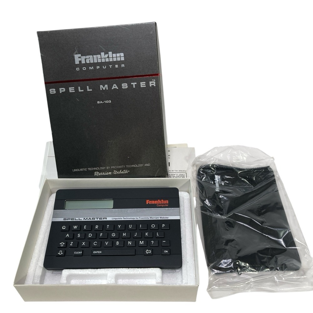 Franklin Computer Spell Master SA-103 NEW Linguistic Technology Lexicon 80,000